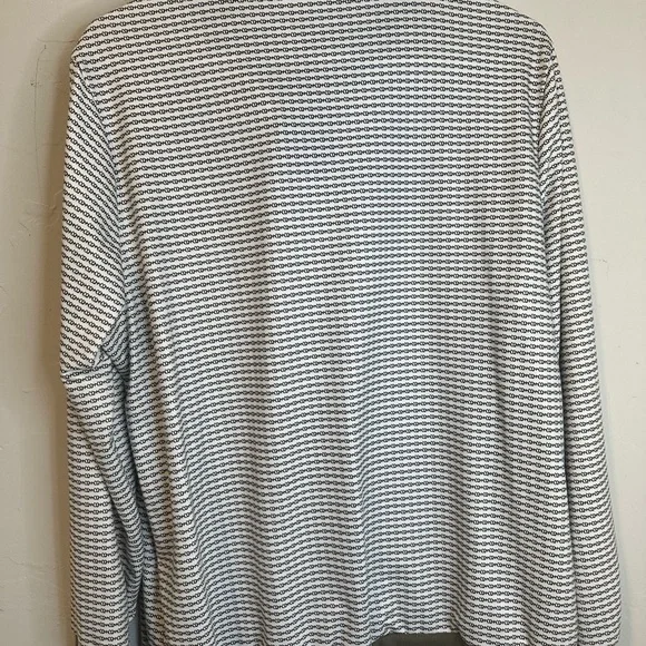 Green/Off White Long Sleeve Pullover - Picture 2 of 5